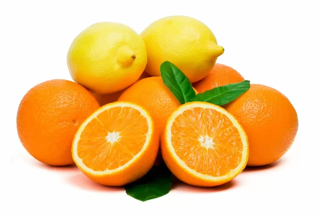 Effet de citron et d'orange