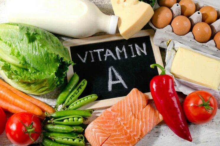 Puissance de la vitamine A dans les produits